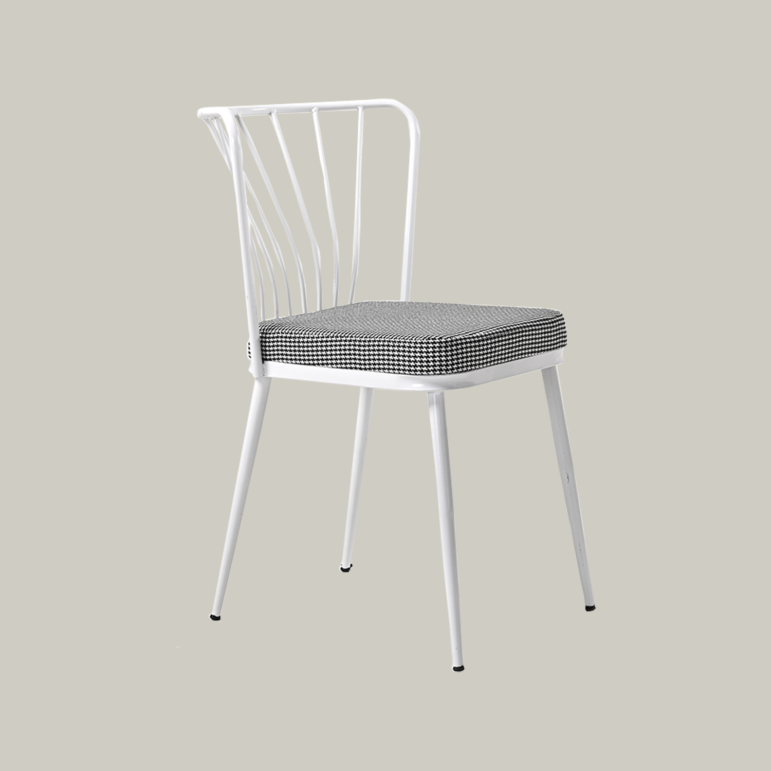 Taç Beyaz Sandalye - Minimalist ve Şık